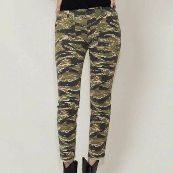 Nili Lotan Jenna Pant in Tiger Stripe Camo Size 6 - Picture 1 of 5